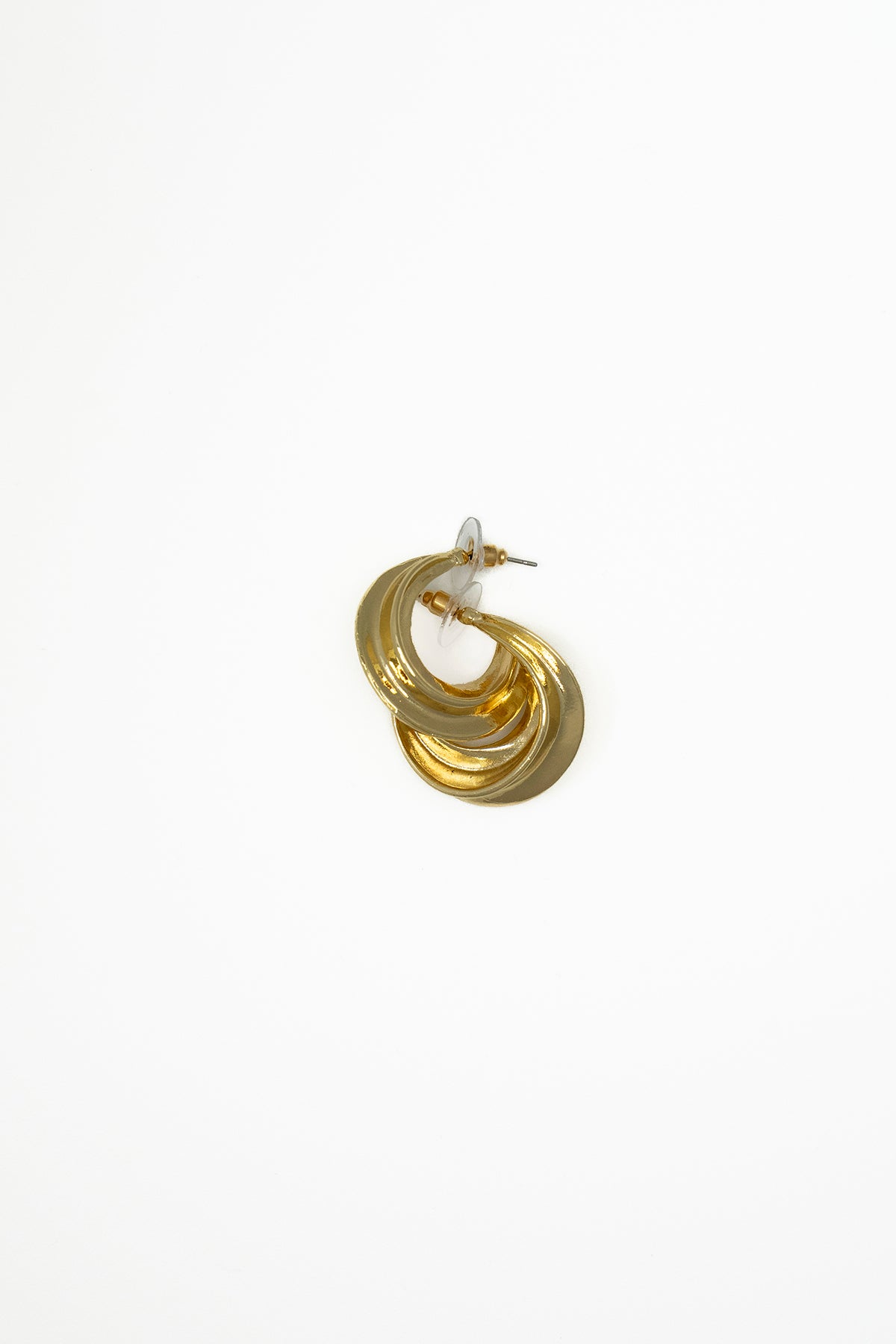 tris orecchini forme geometriche|Colore:Oro