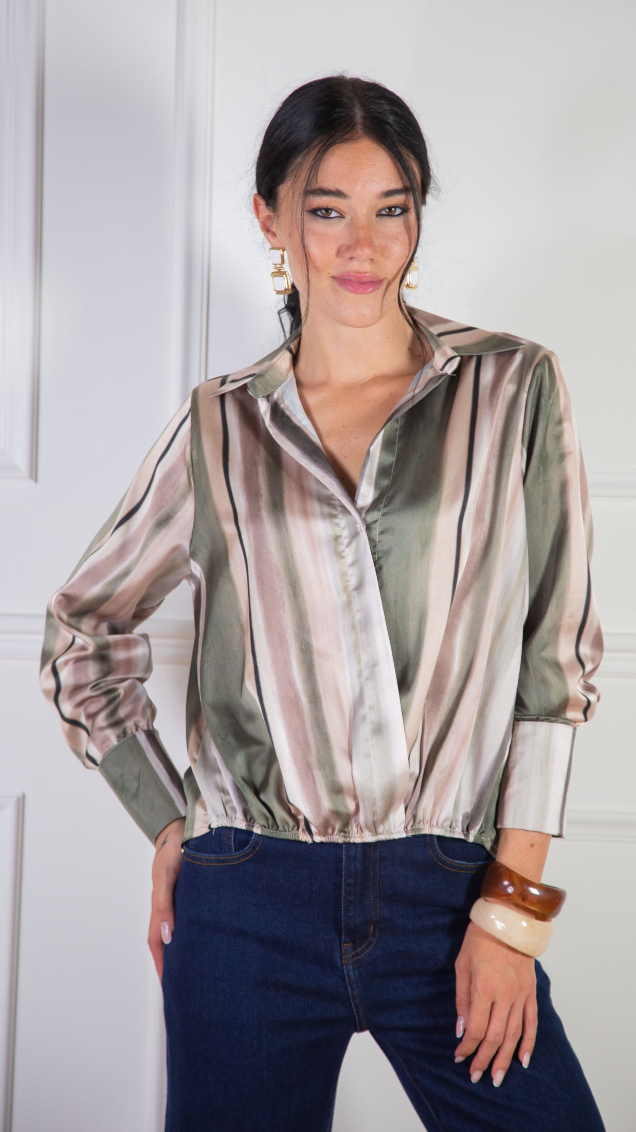 Blusa  Serena a  fasce