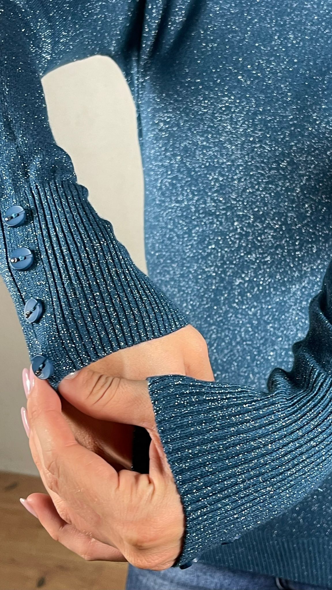 Maglia Laminata girocollo