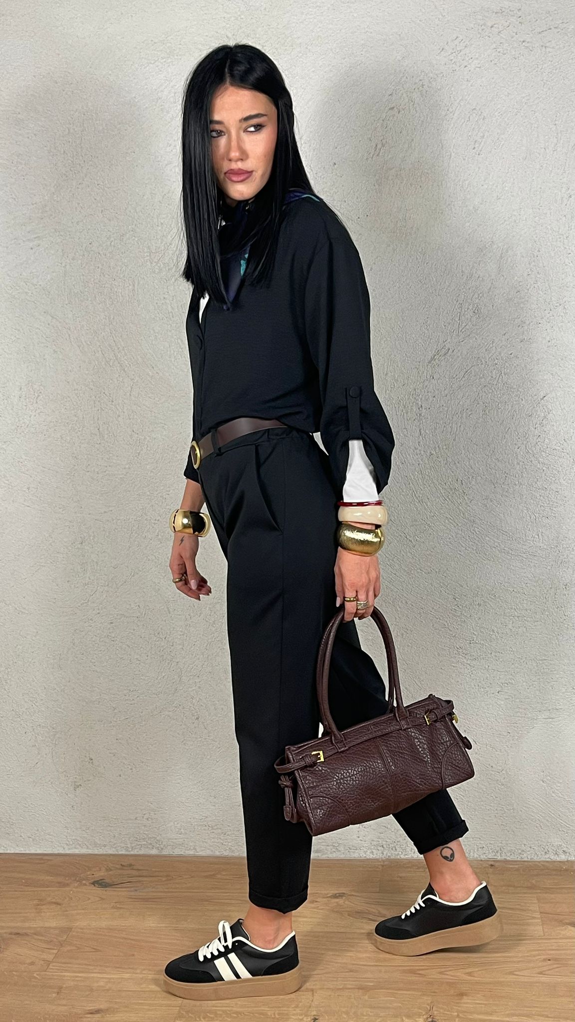 Pantalone con cintura