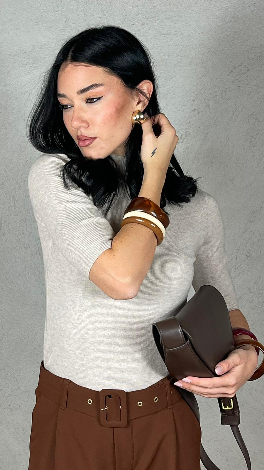 Maglia lupetto manica 3/4