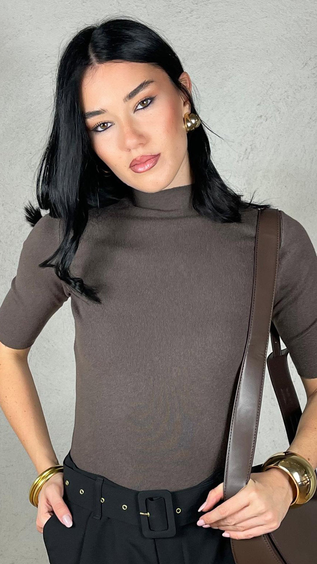 Maglia lupetto manica 3/4