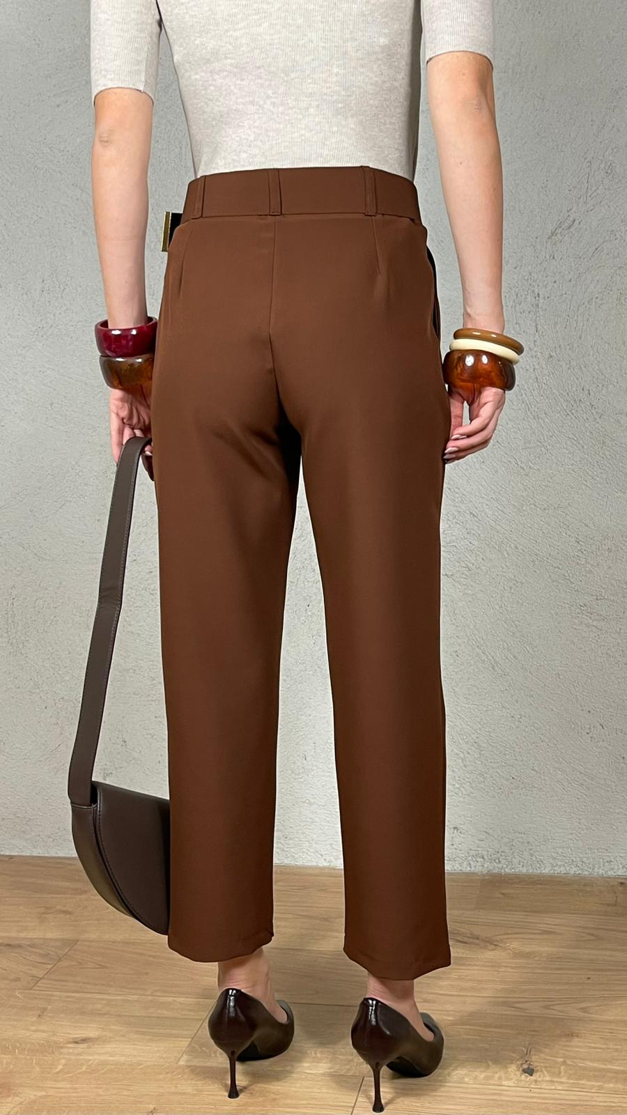 Pantalone fluido con cinta