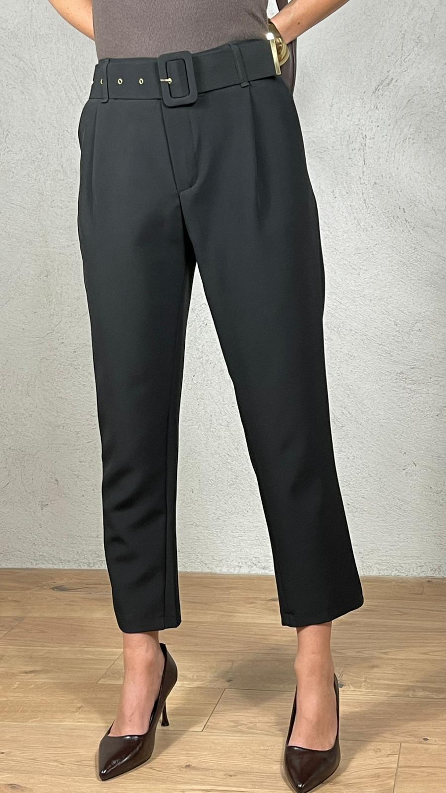 Pantalone fluido con cinta