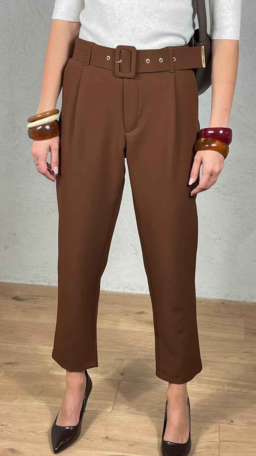 Pantalone fluido con cinta