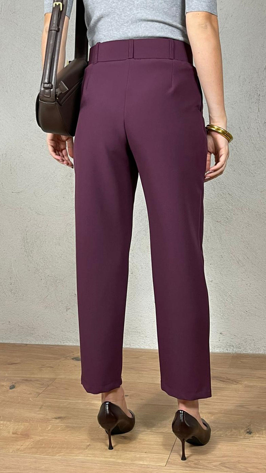 Pantalone fluido con cinta