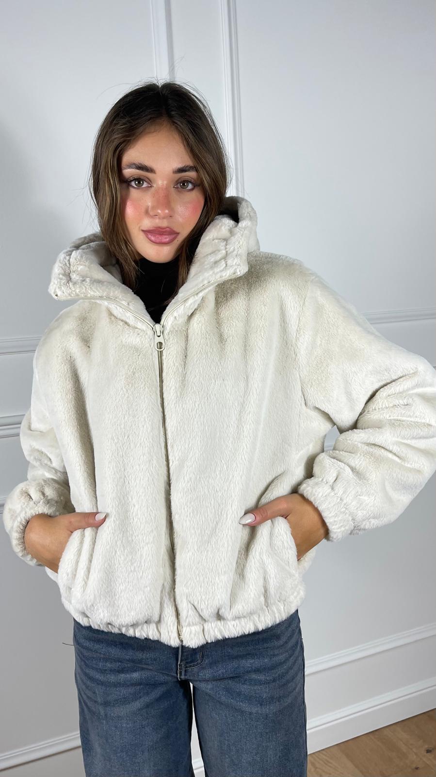 Bomber effetto pelliccia