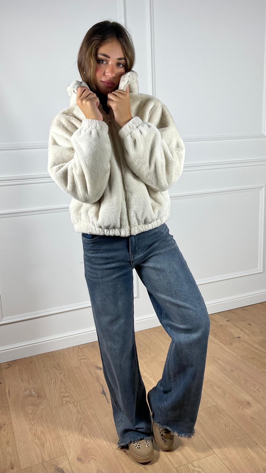 Bomber effetto pelliccia