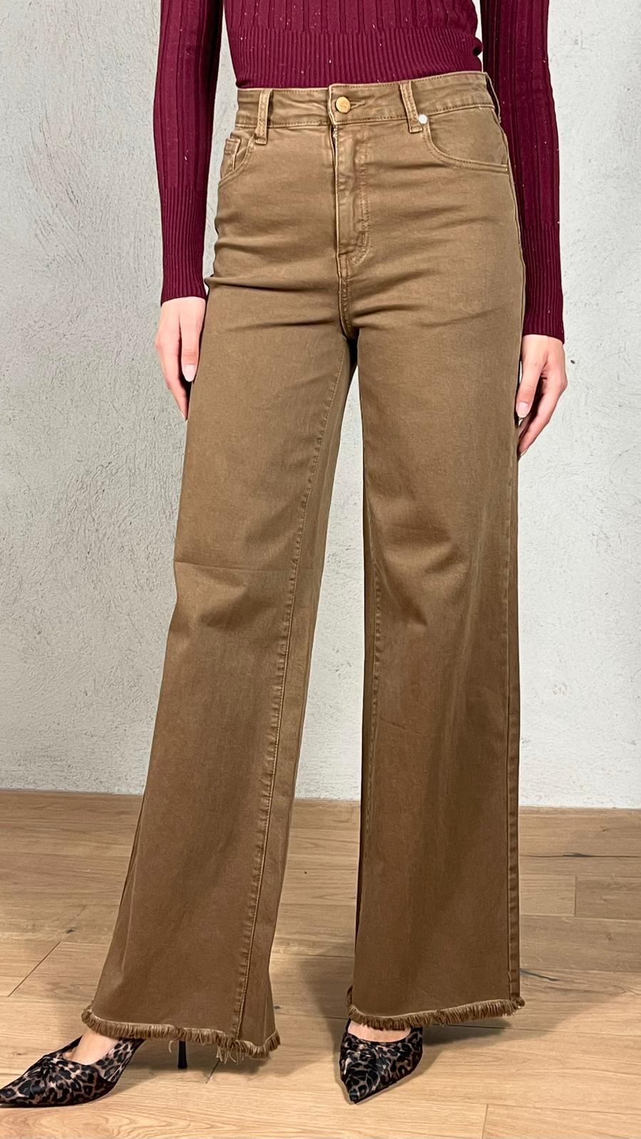 Pantalone straight wide