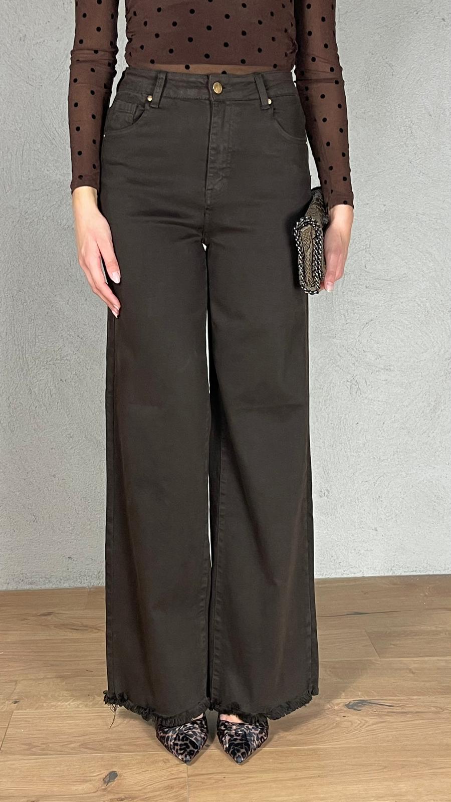 Pantalone straight wide