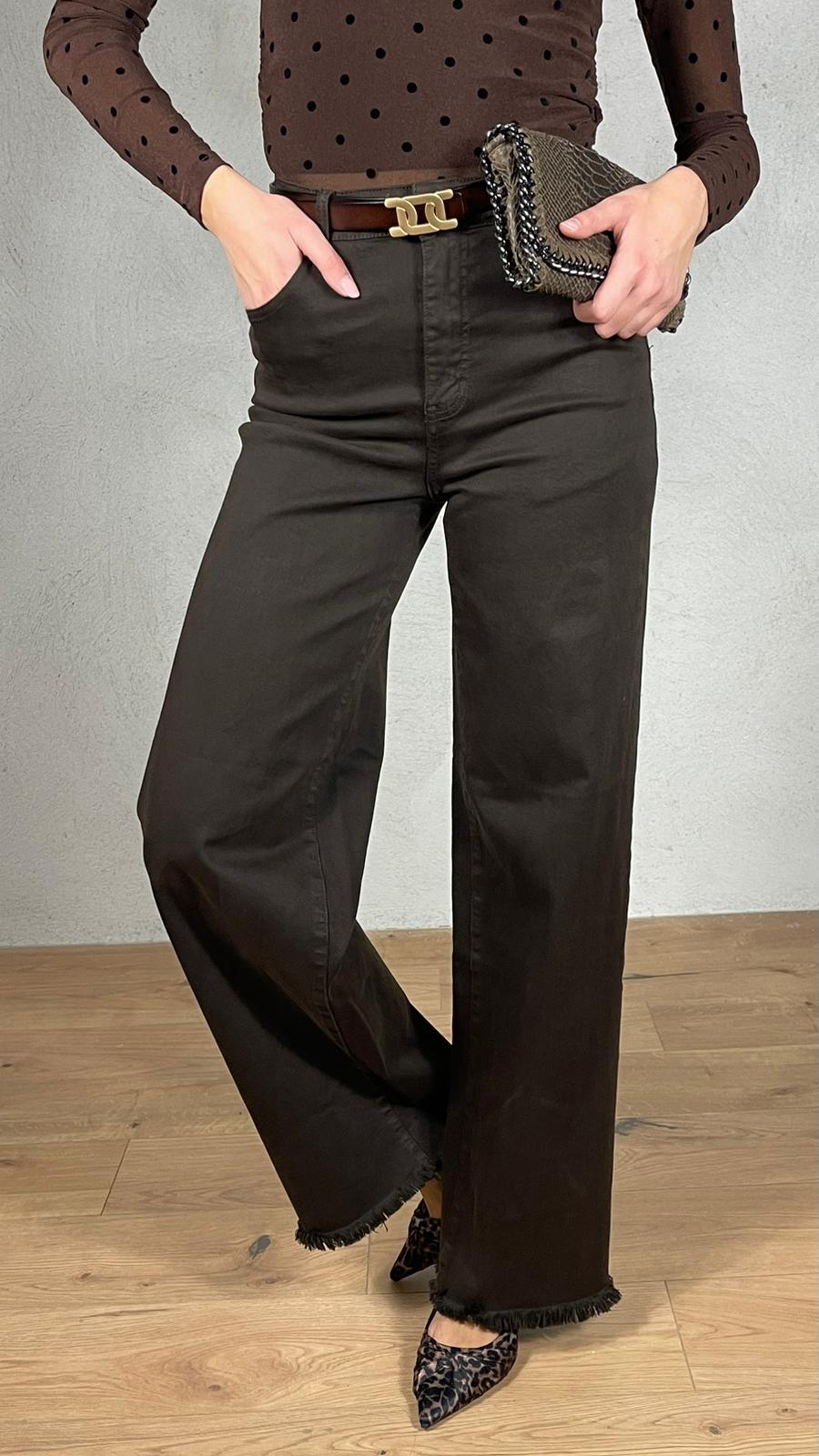 Pantalone straight wide