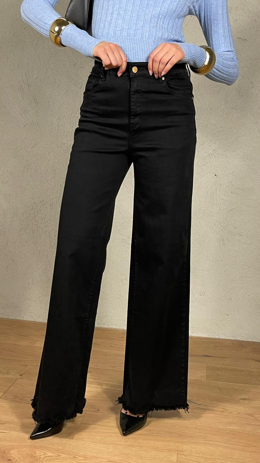 Pantalone straight wide