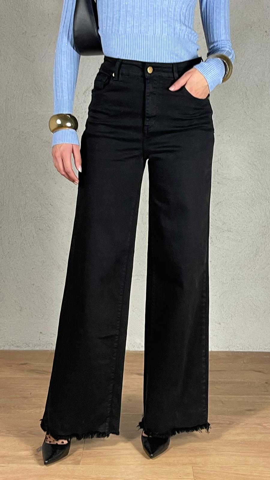 Pantalone straight wide