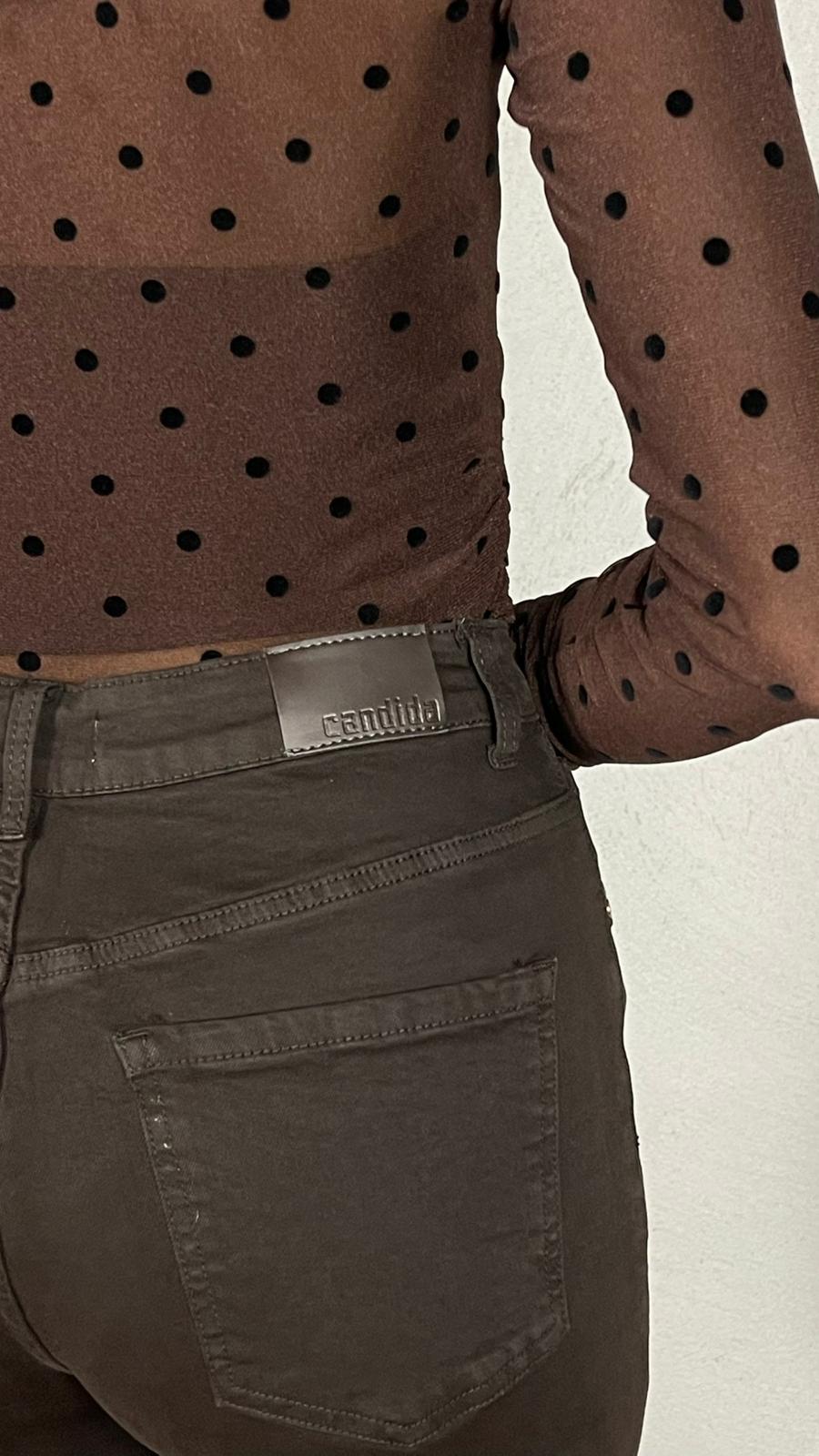 Pantalone straight wide