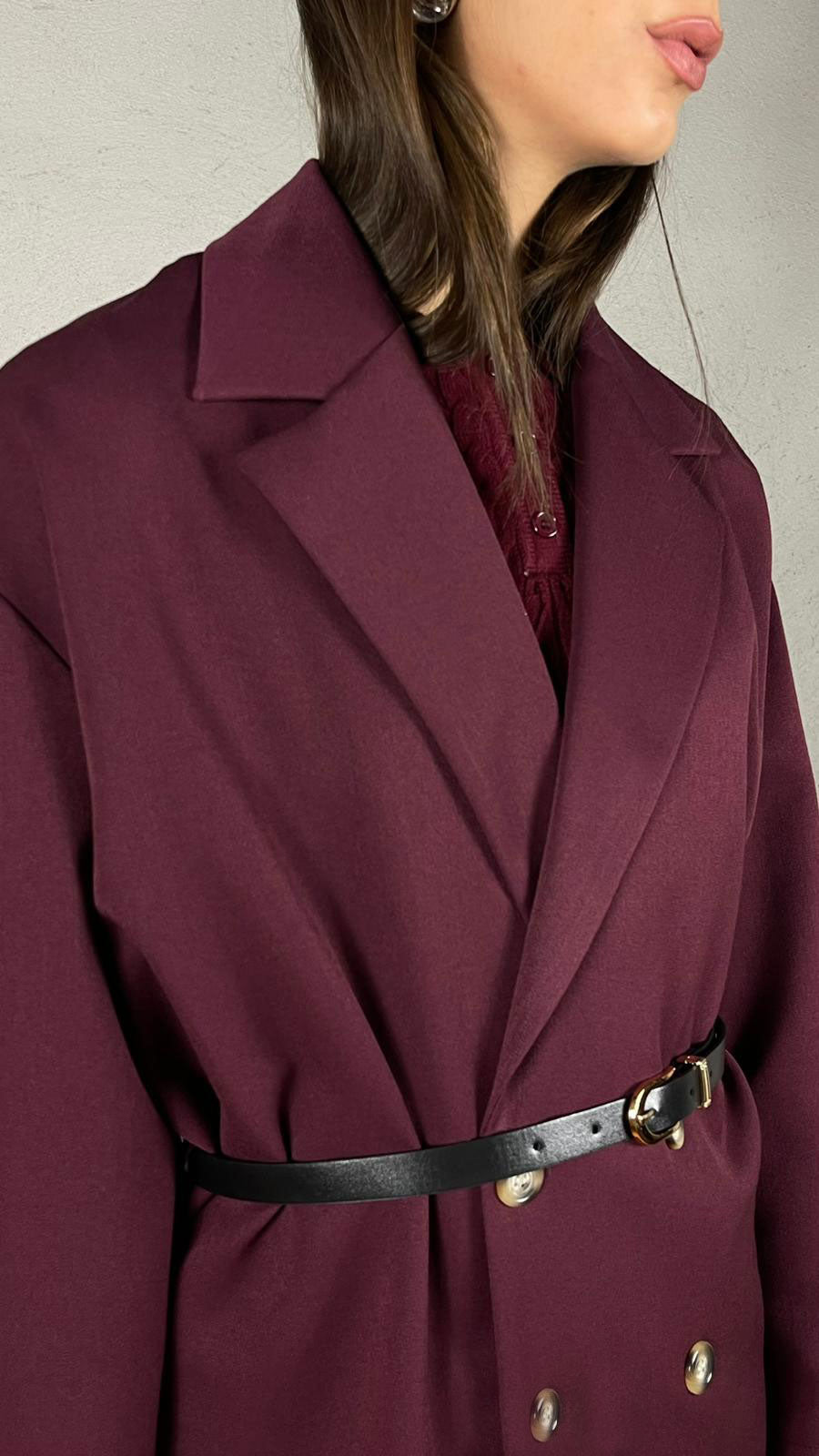 Blazer Over con cintura