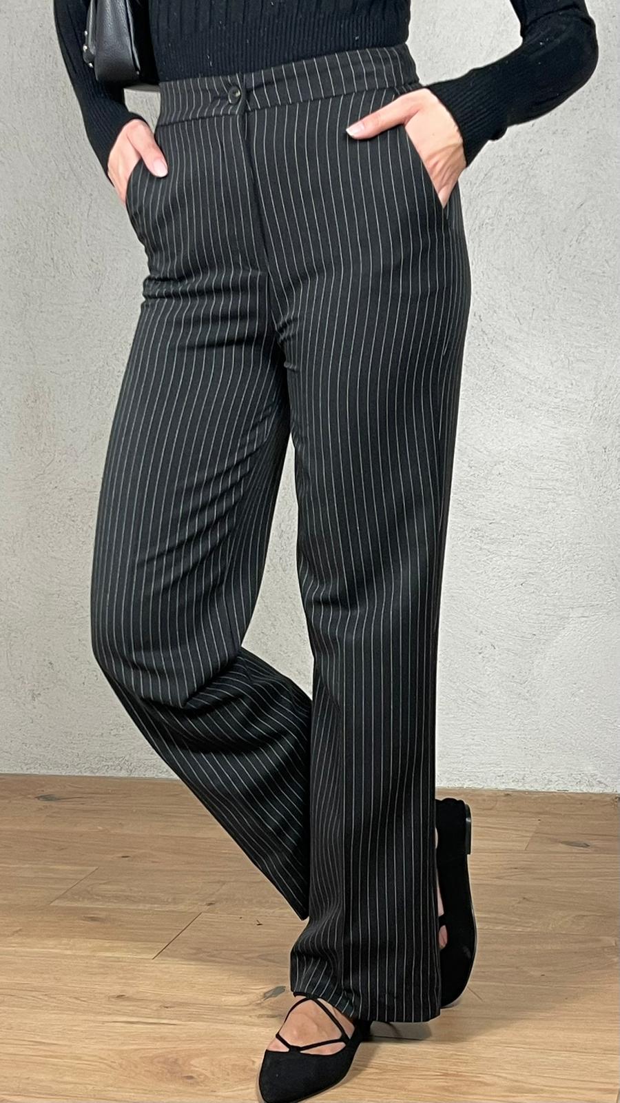 Pantalone gessato