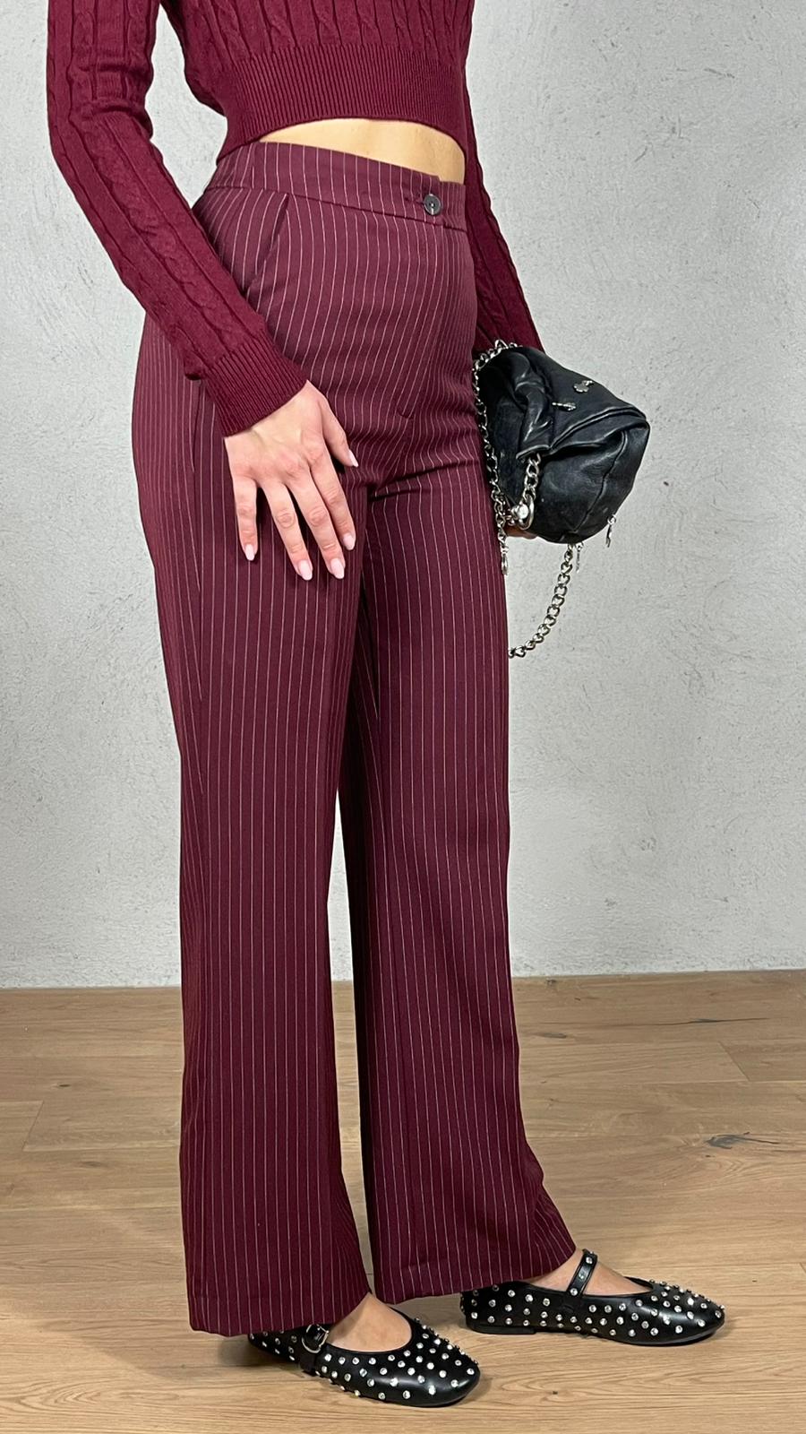 Pantalone gessato