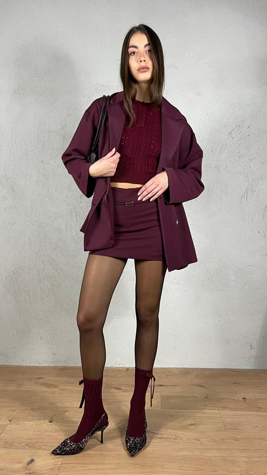 Gonna Pantalone Con Cintura