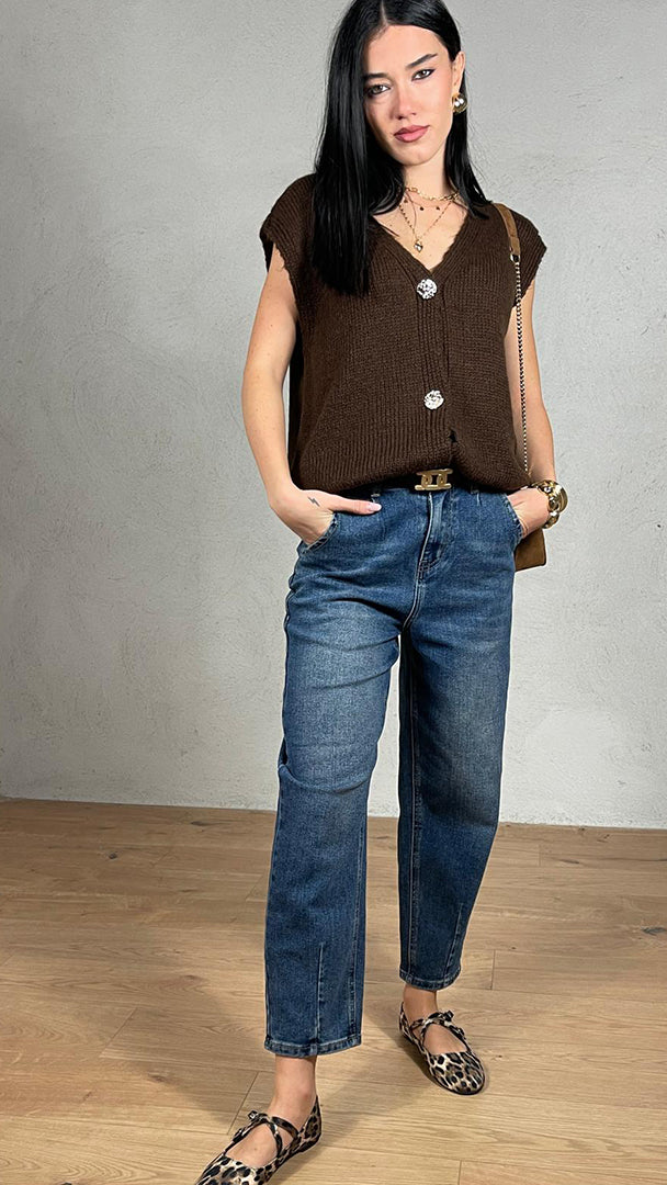 Jeans Ballon t stone wash