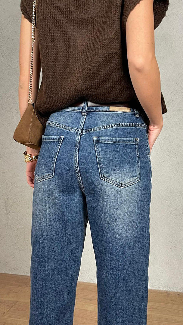 Jeans Ballon t stone wash