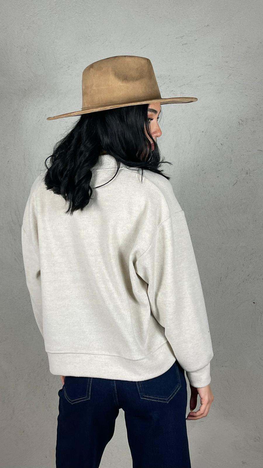 Cardigan bottone fiore oro