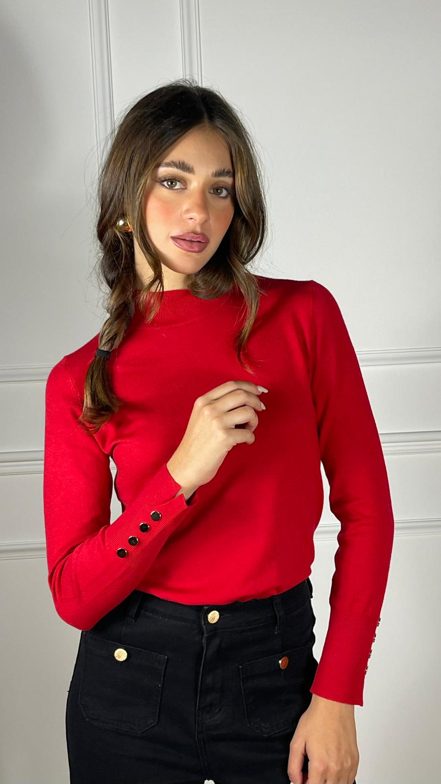 Maglia Sandy mezzo collo