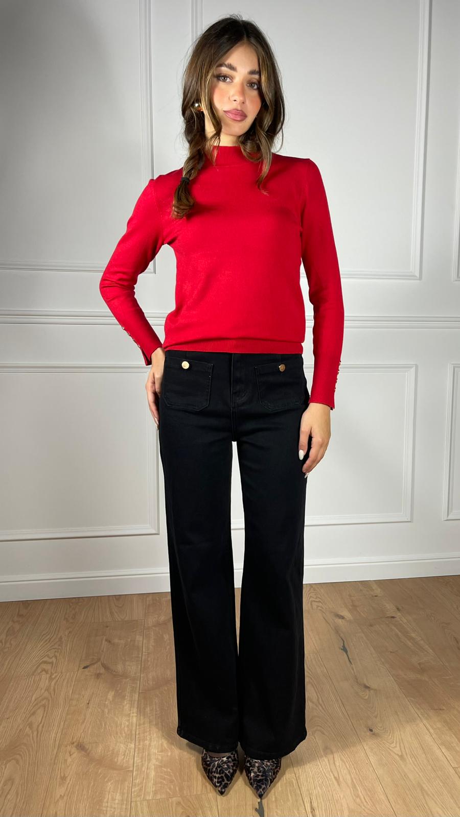 Maglia Sandy mezzo collo