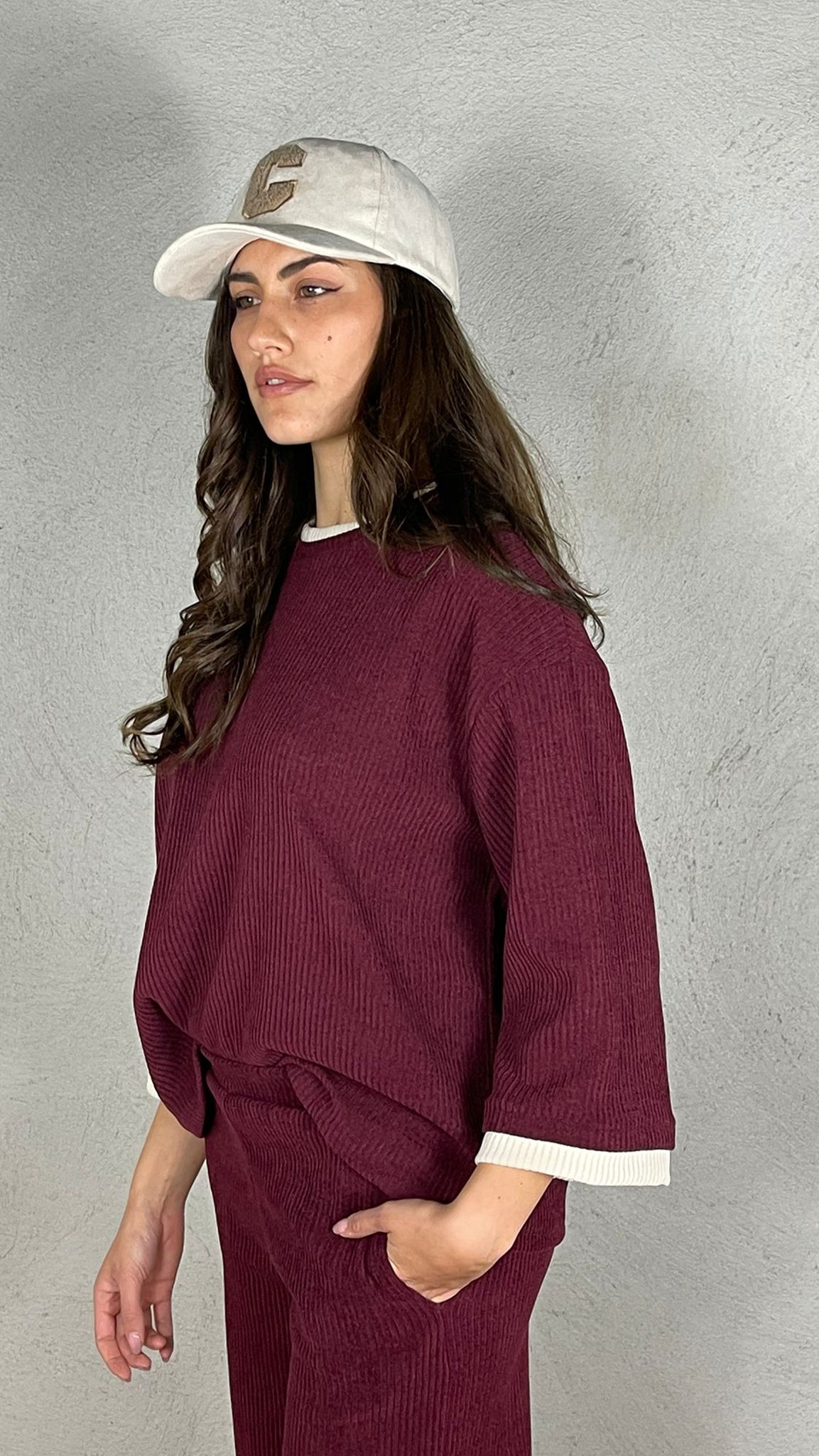 Maglia Bicolor costa Larga