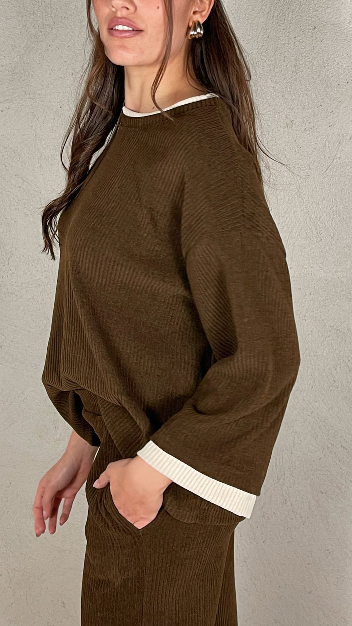 Maglia Bicolor costa Larga