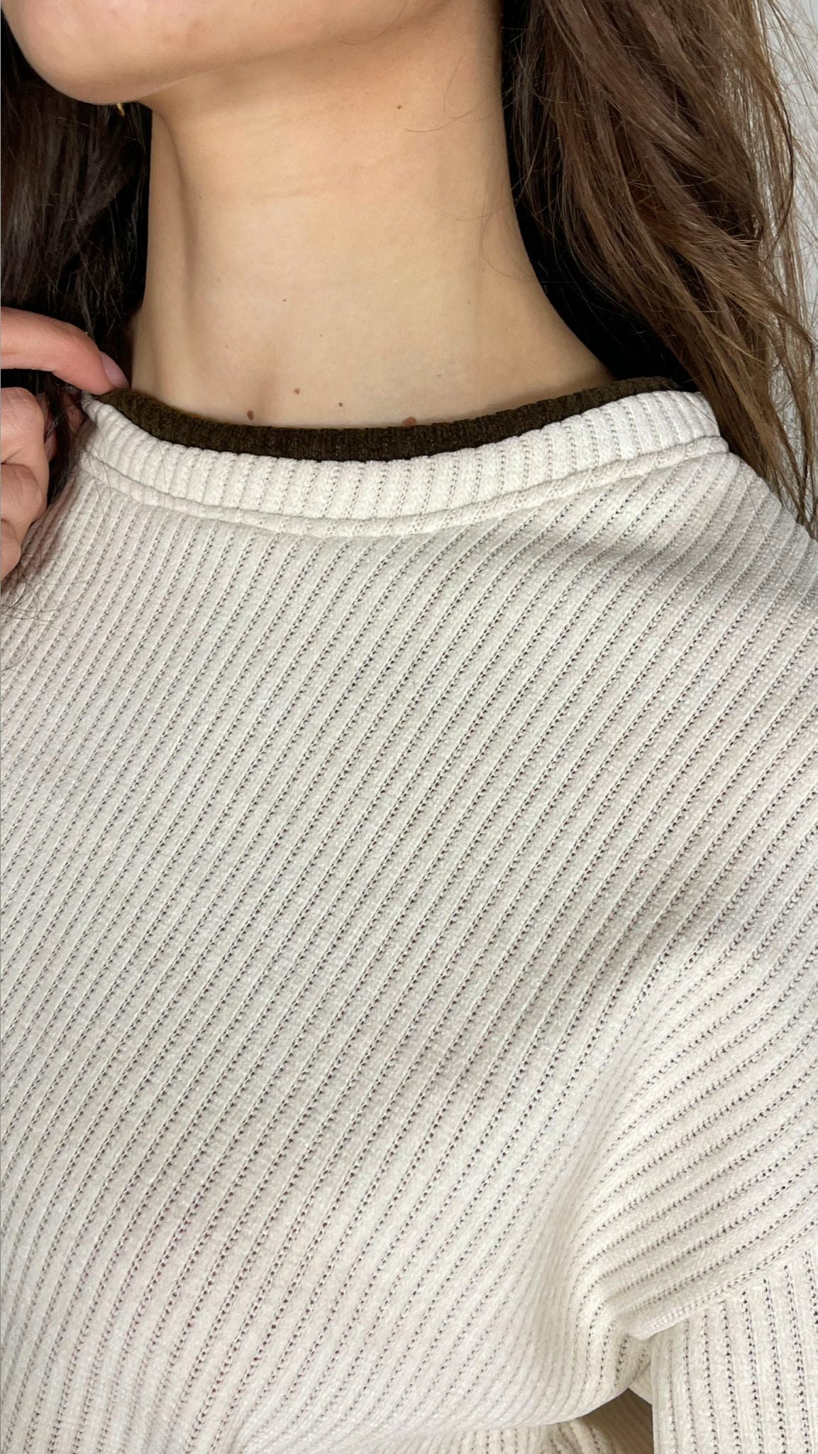 Maglia Bicolor costa Larga