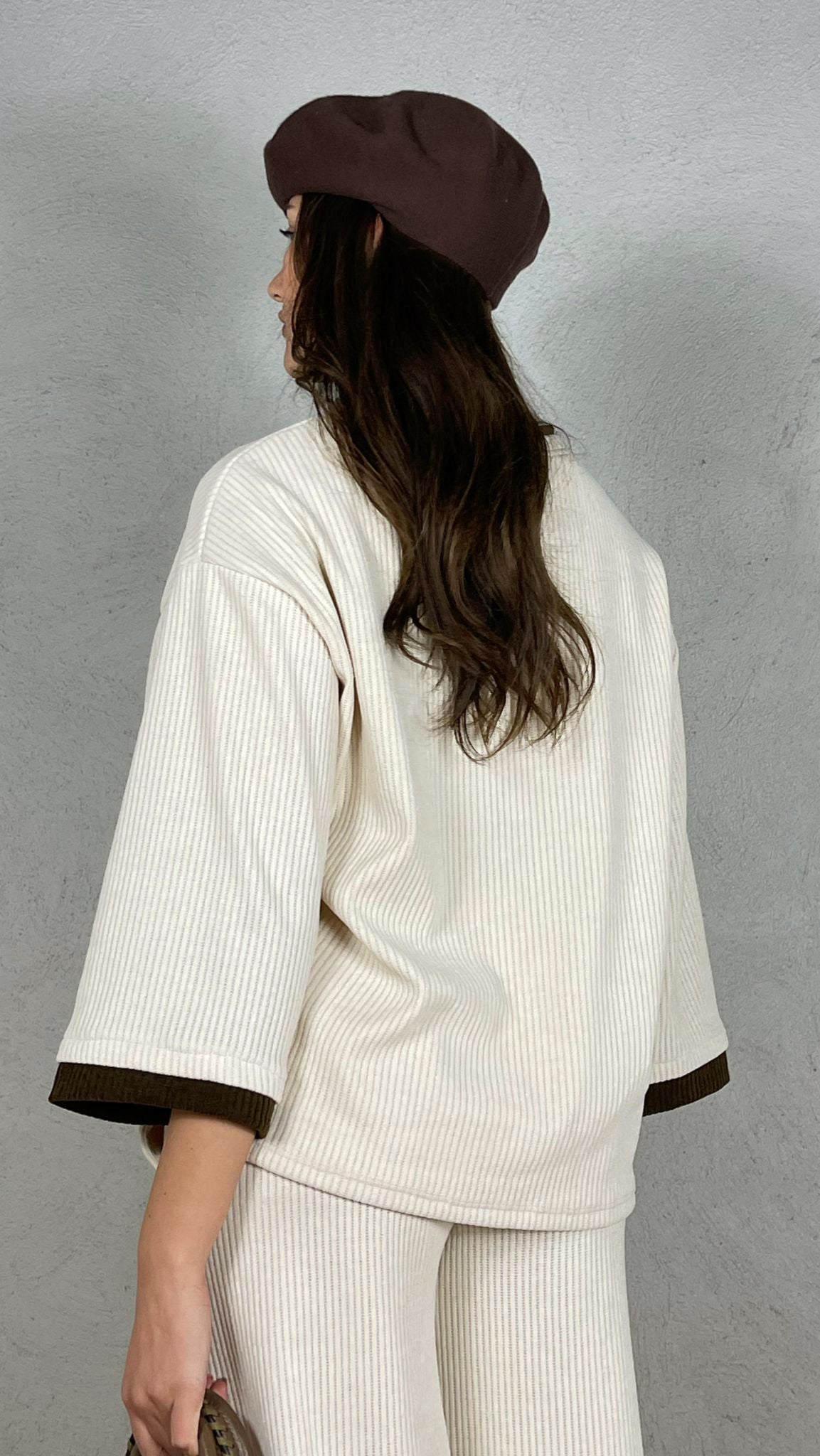 Maglia Bicolor costa Larga