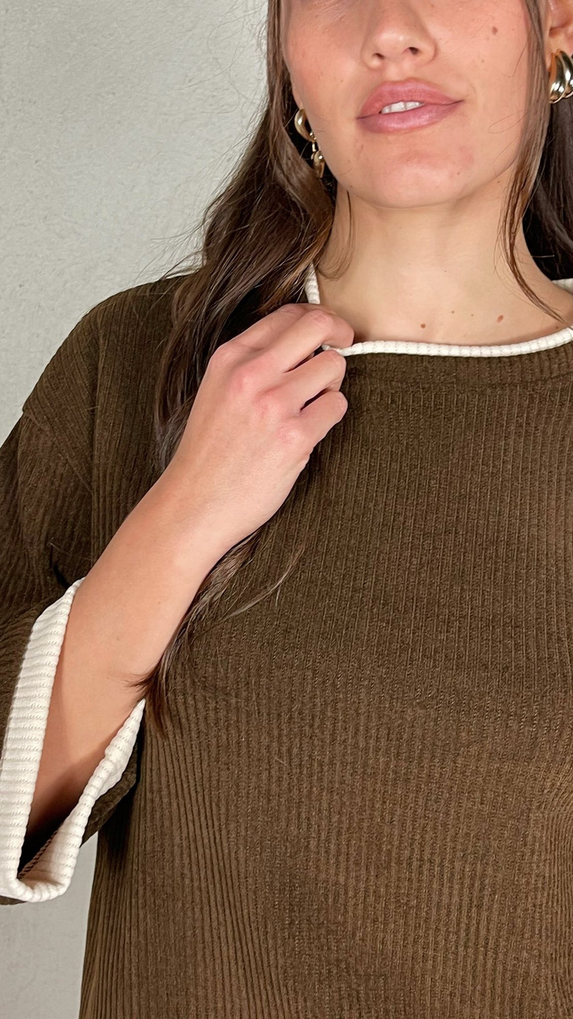 Maglia Bicolor costa Larga