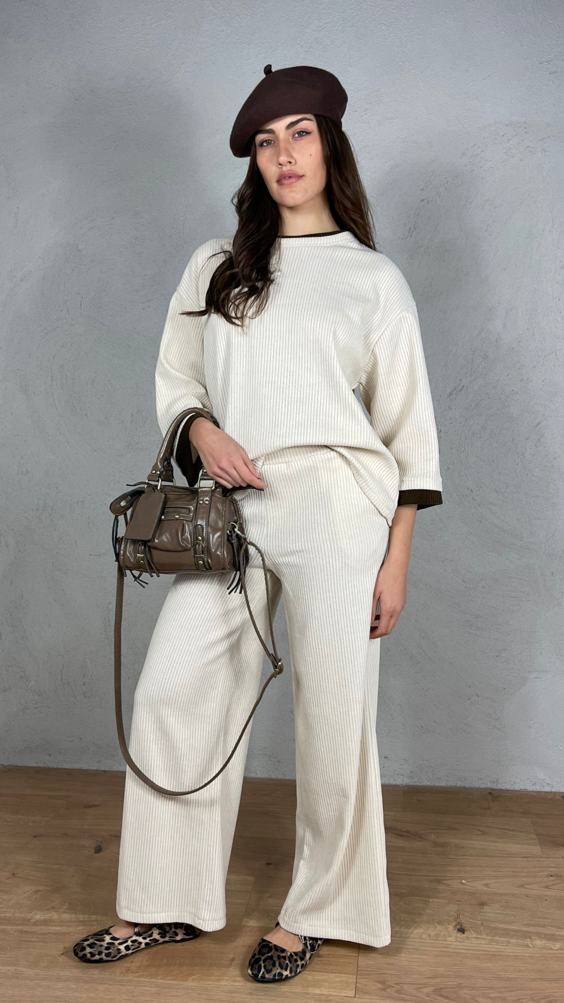 Pantalone con elastico costa Larga