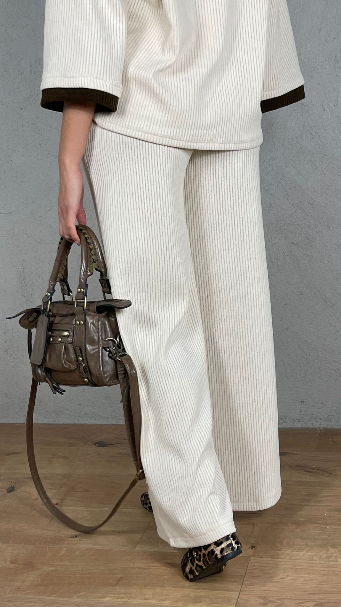 Pantalone con elastico costa Larga