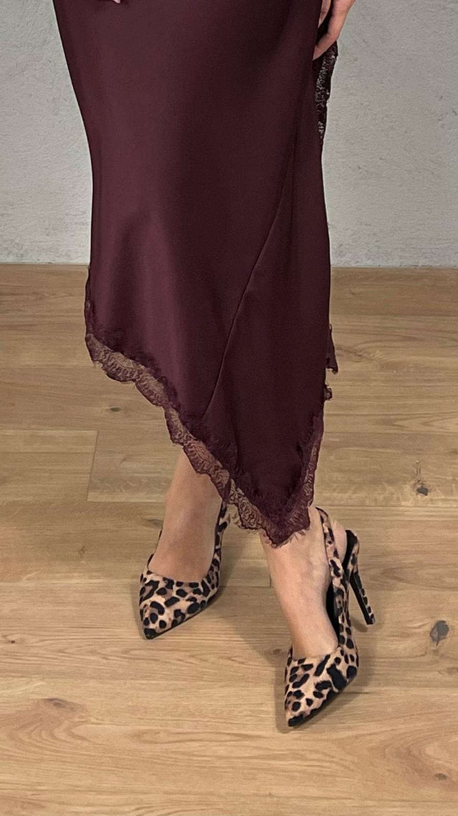 Decoltè slingback Maculato