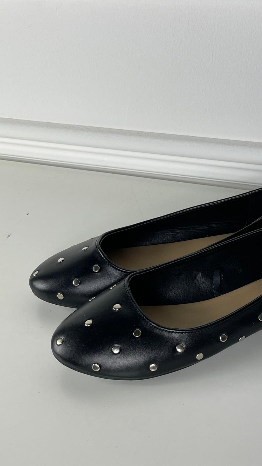 Ballerina borchie Argento