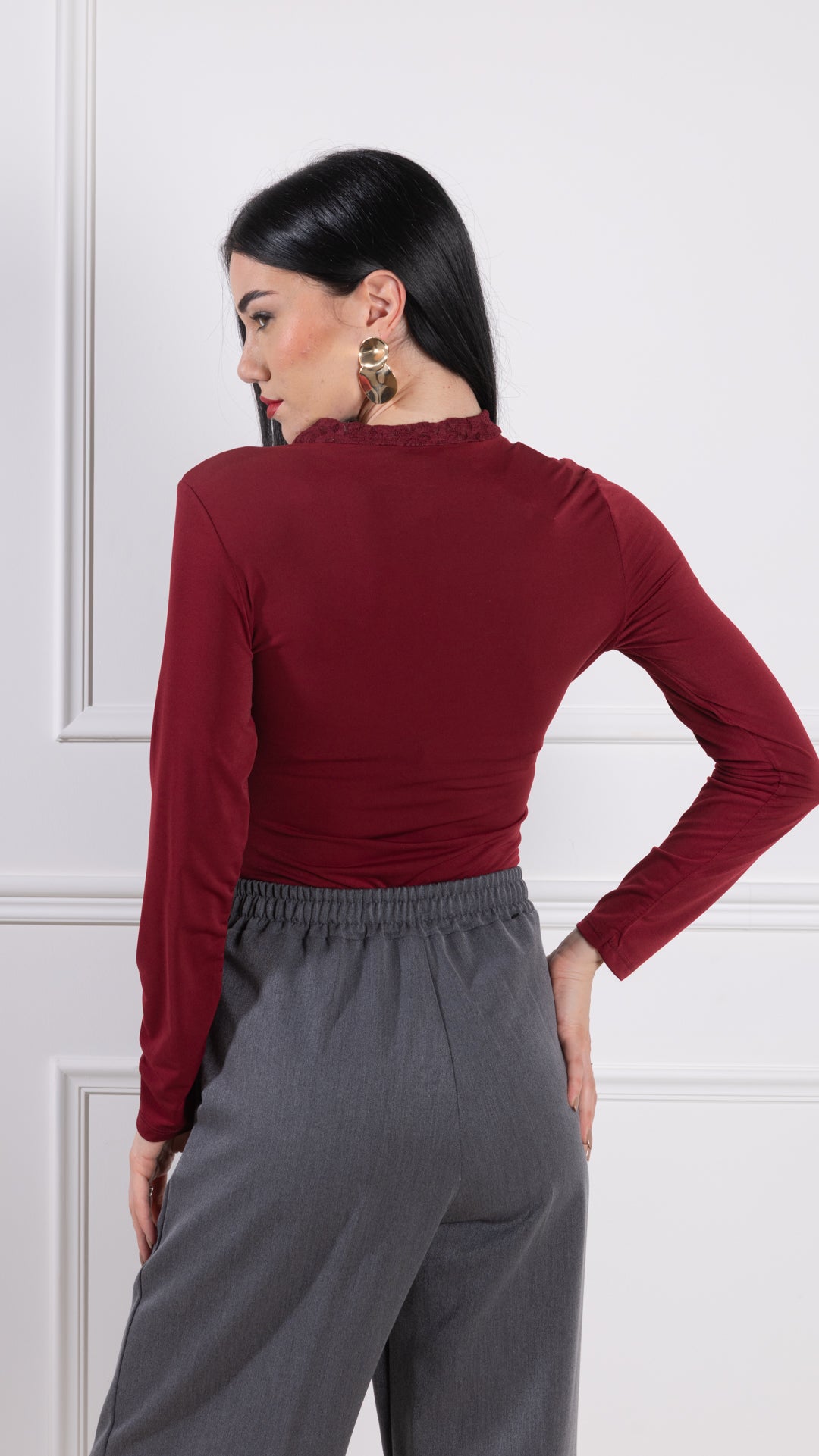 Body Sciallato con pizzo