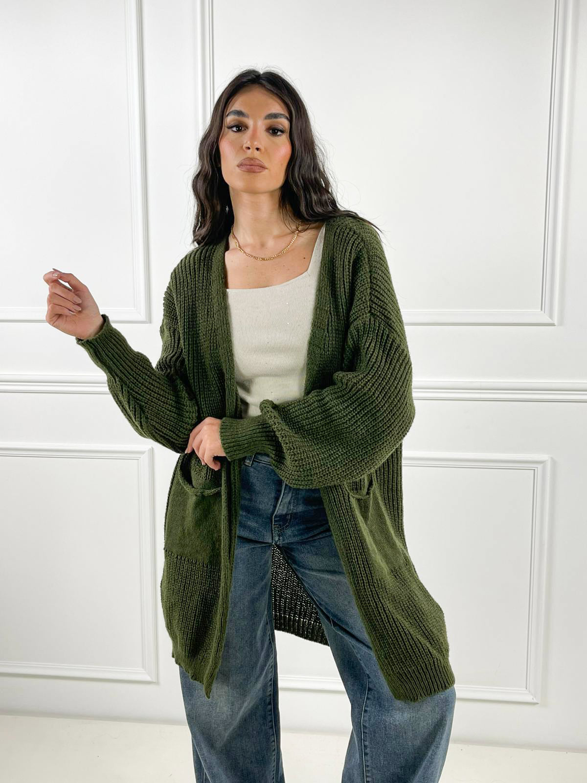 Maxi Cardigan taschini - Candida.it