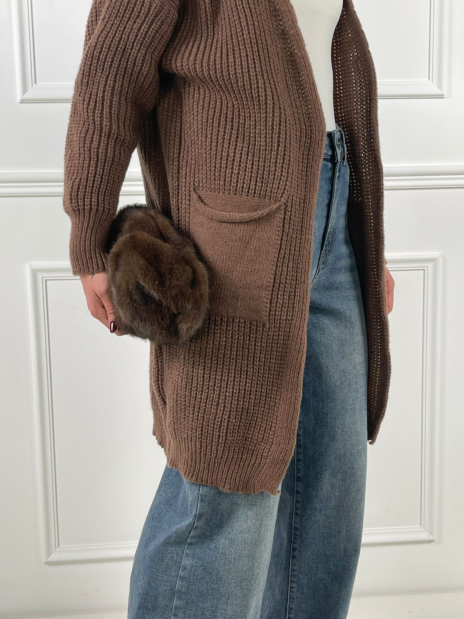 Maxi Cardigan taschini - Candida.it