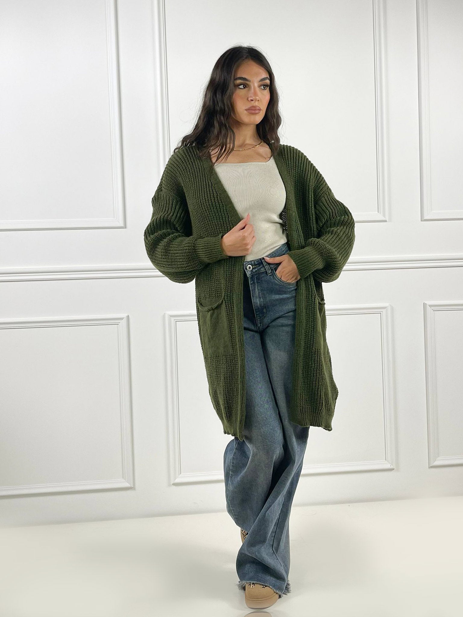 Maxi Cardigan taschini - Candida.it