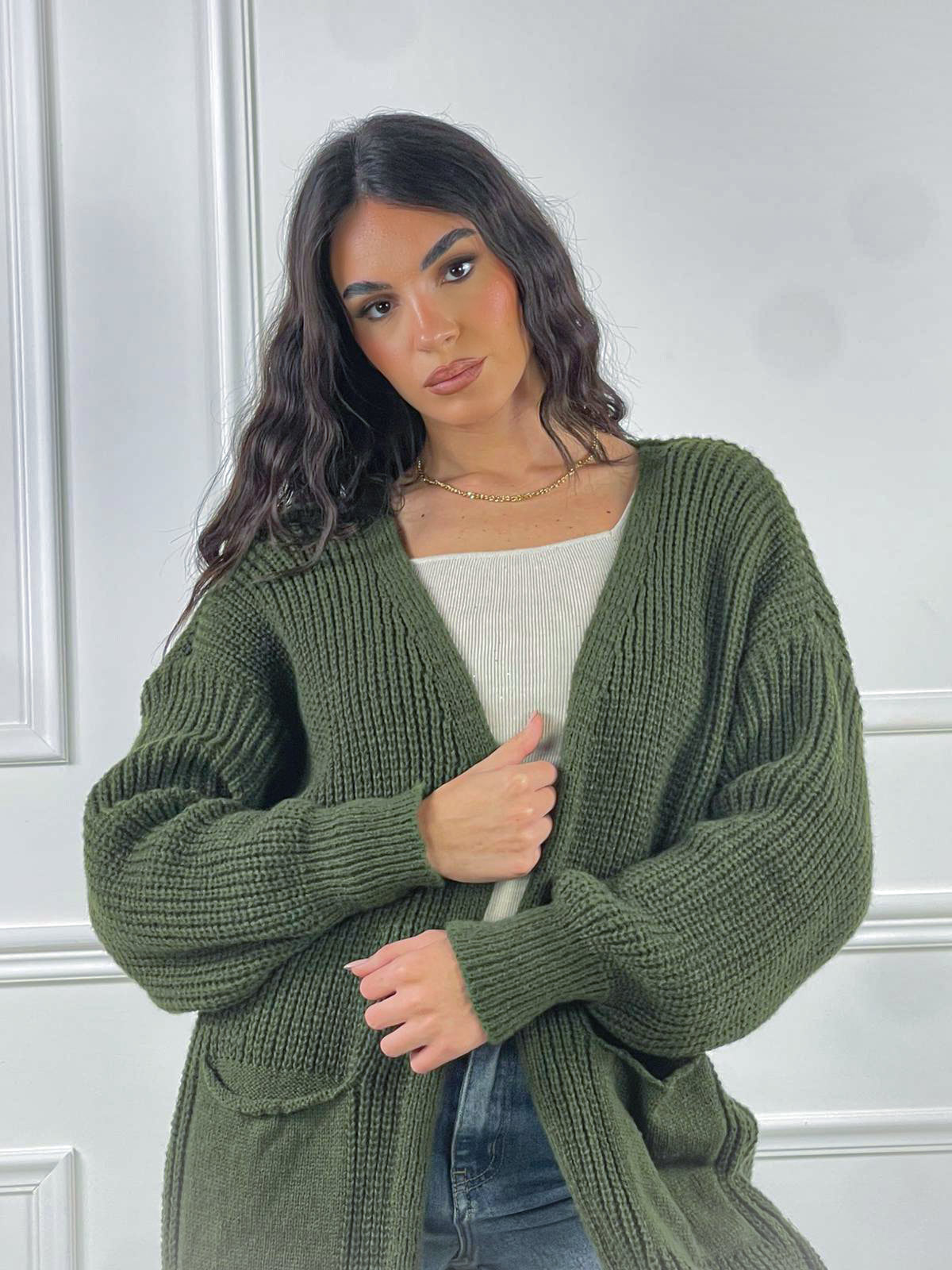 Maxi Cardigan taschini - Candida.it