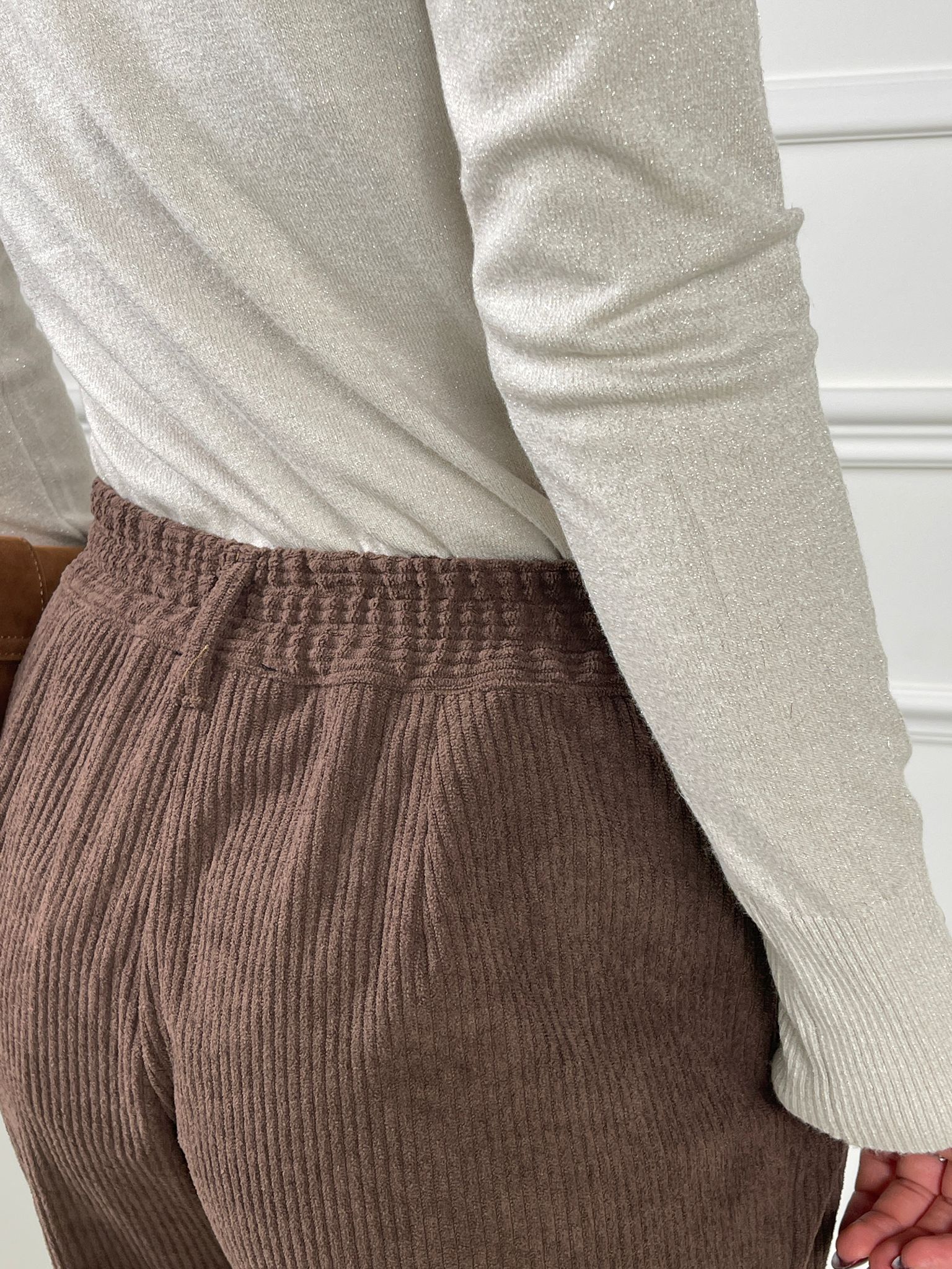 Pantalone sigaretta velluto a coste - Candida.it