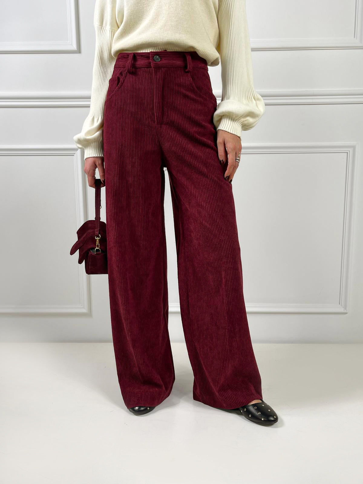 Pantalone palazzo velluto - Candida.it