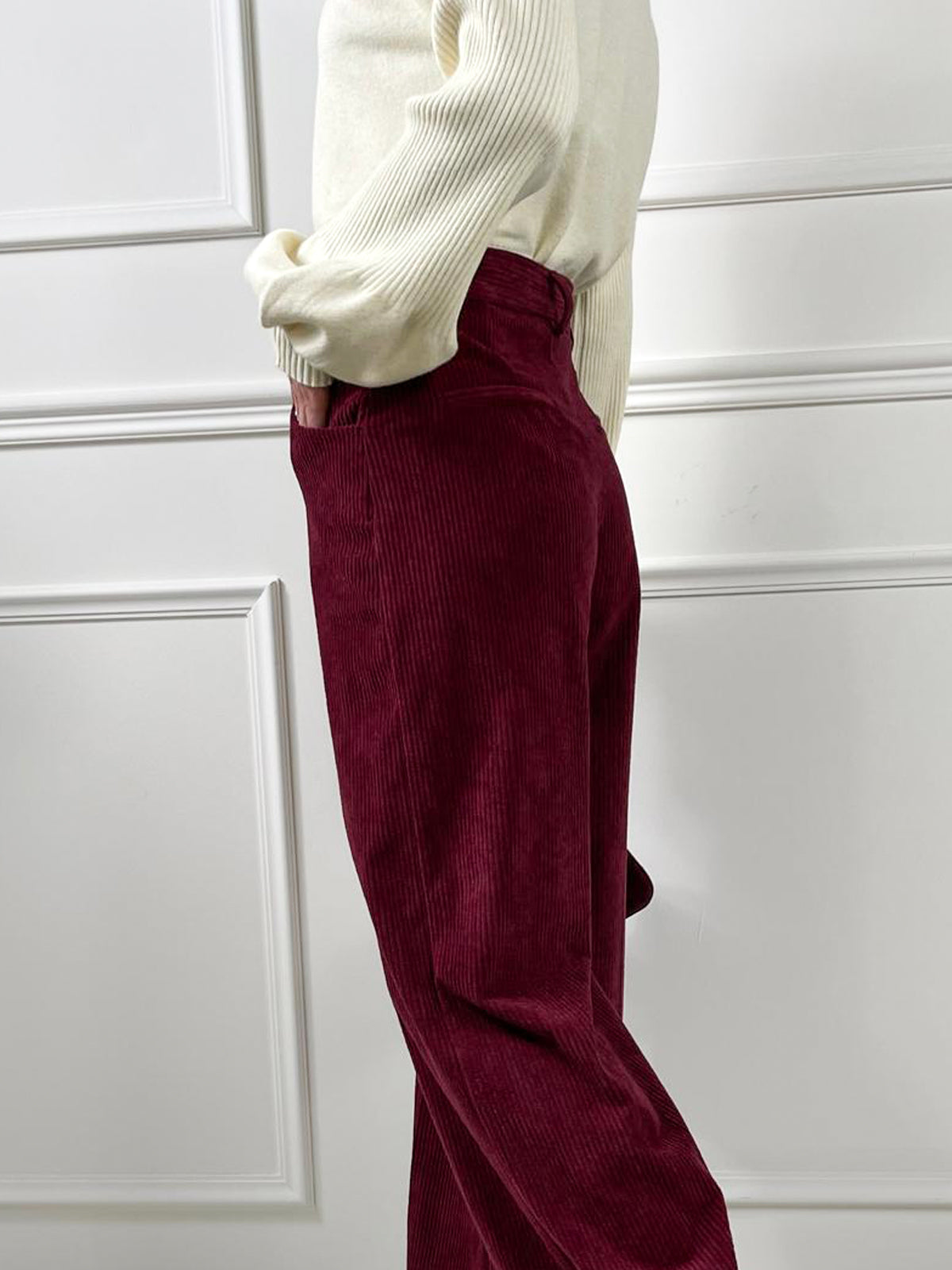 Pantalone palazzo velluto - Candida.it