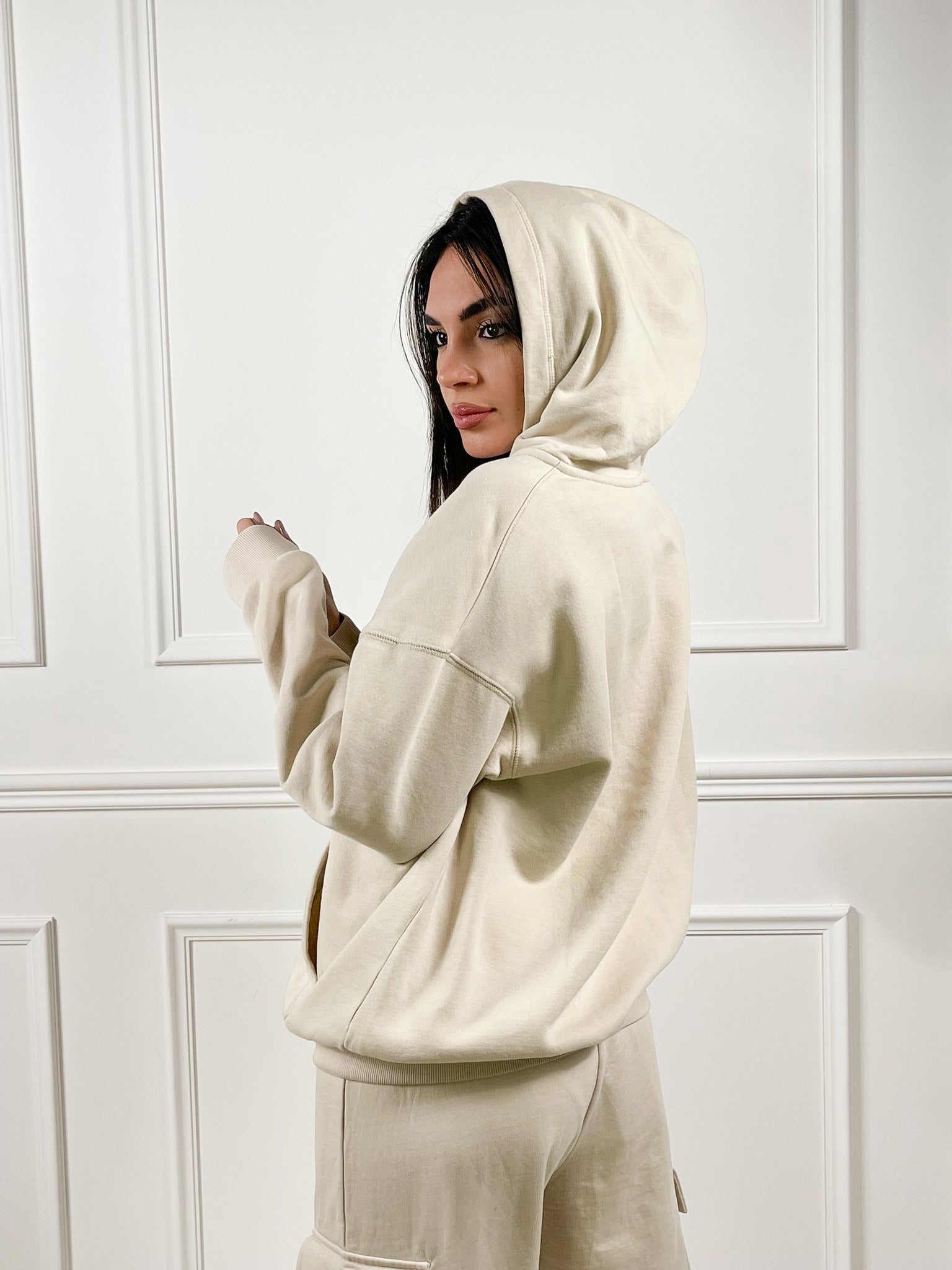 Felpa Over size con cappuccio - Candida.it