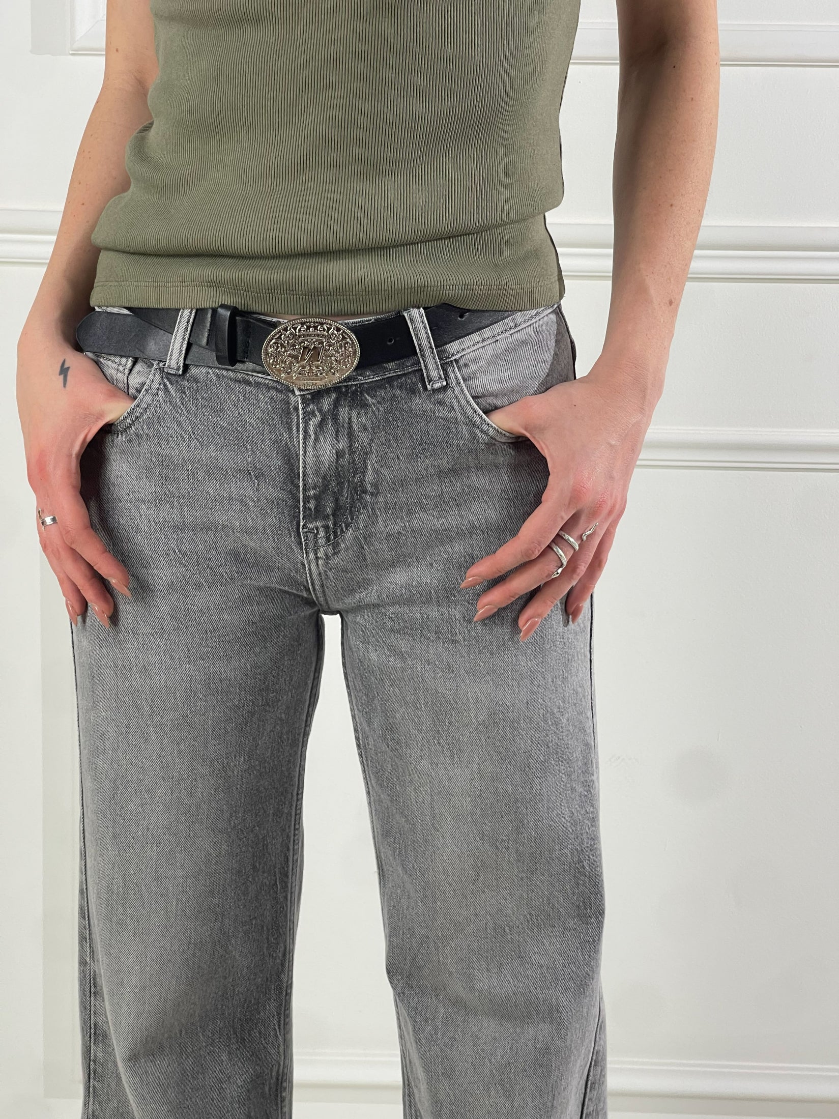 Jeans 90 style|Colore:Grigio