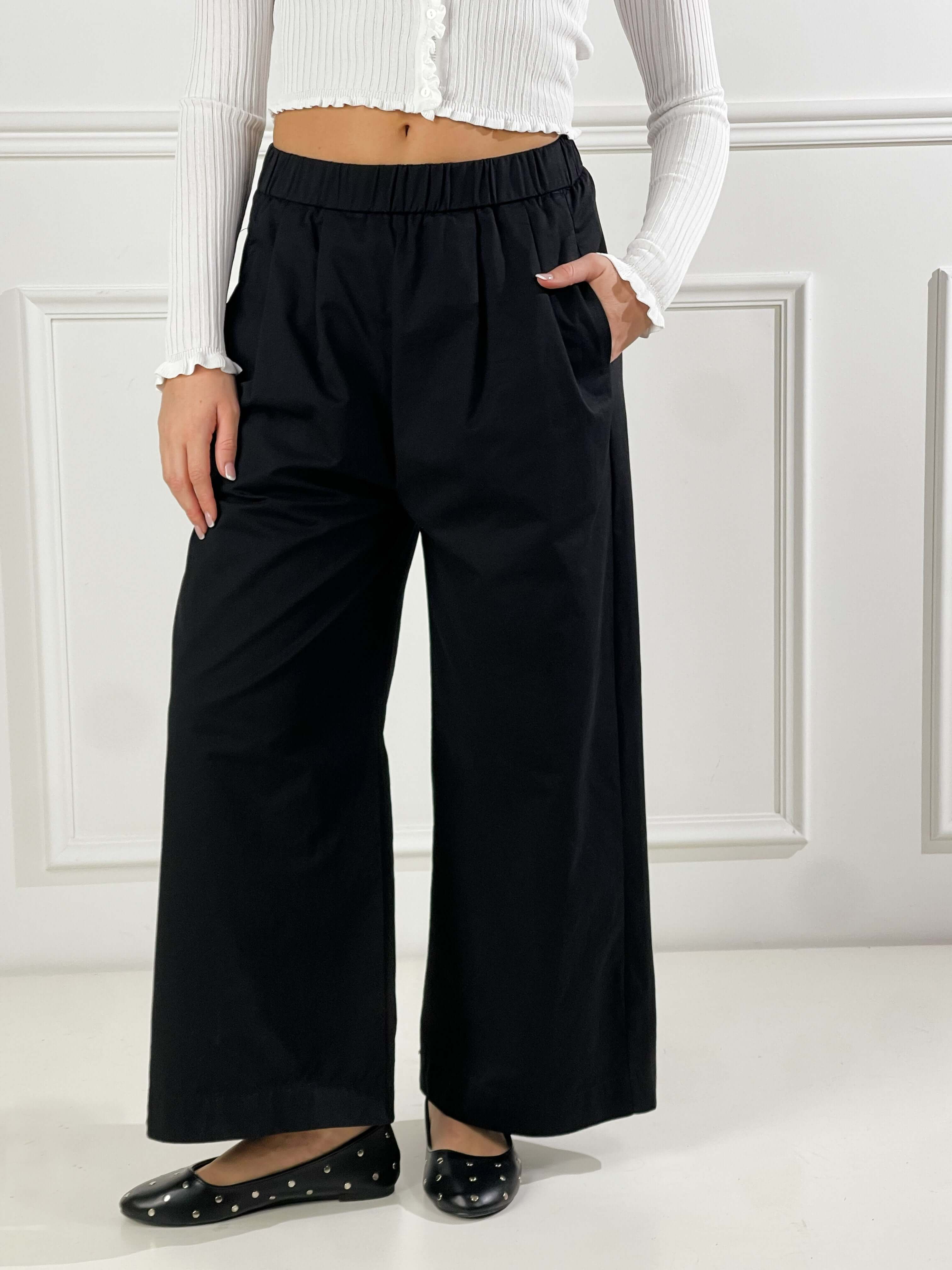 Pantalanone Anacapri|Colore:Nero