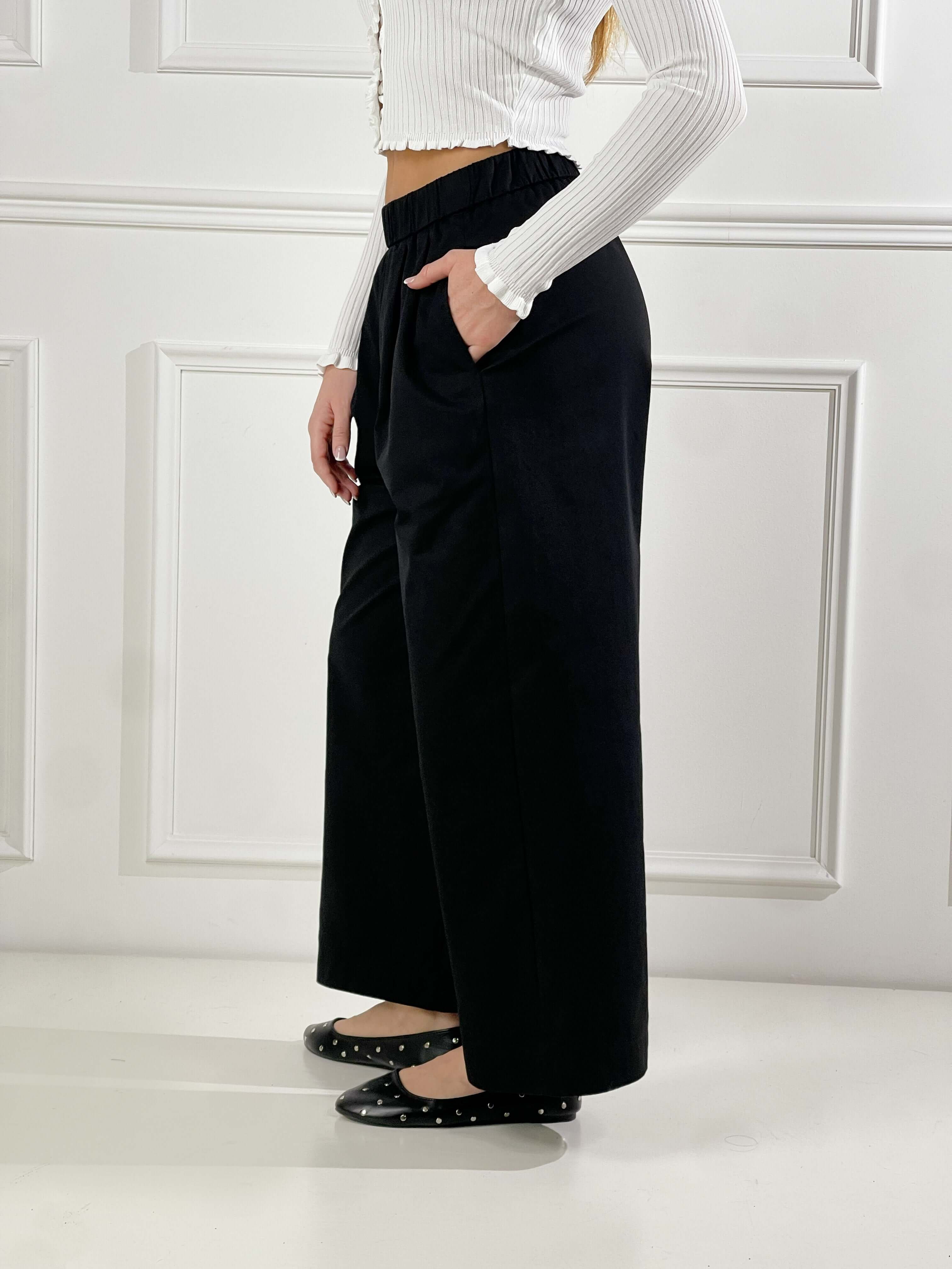 Pantalanone Anacapri|Colore:Nero