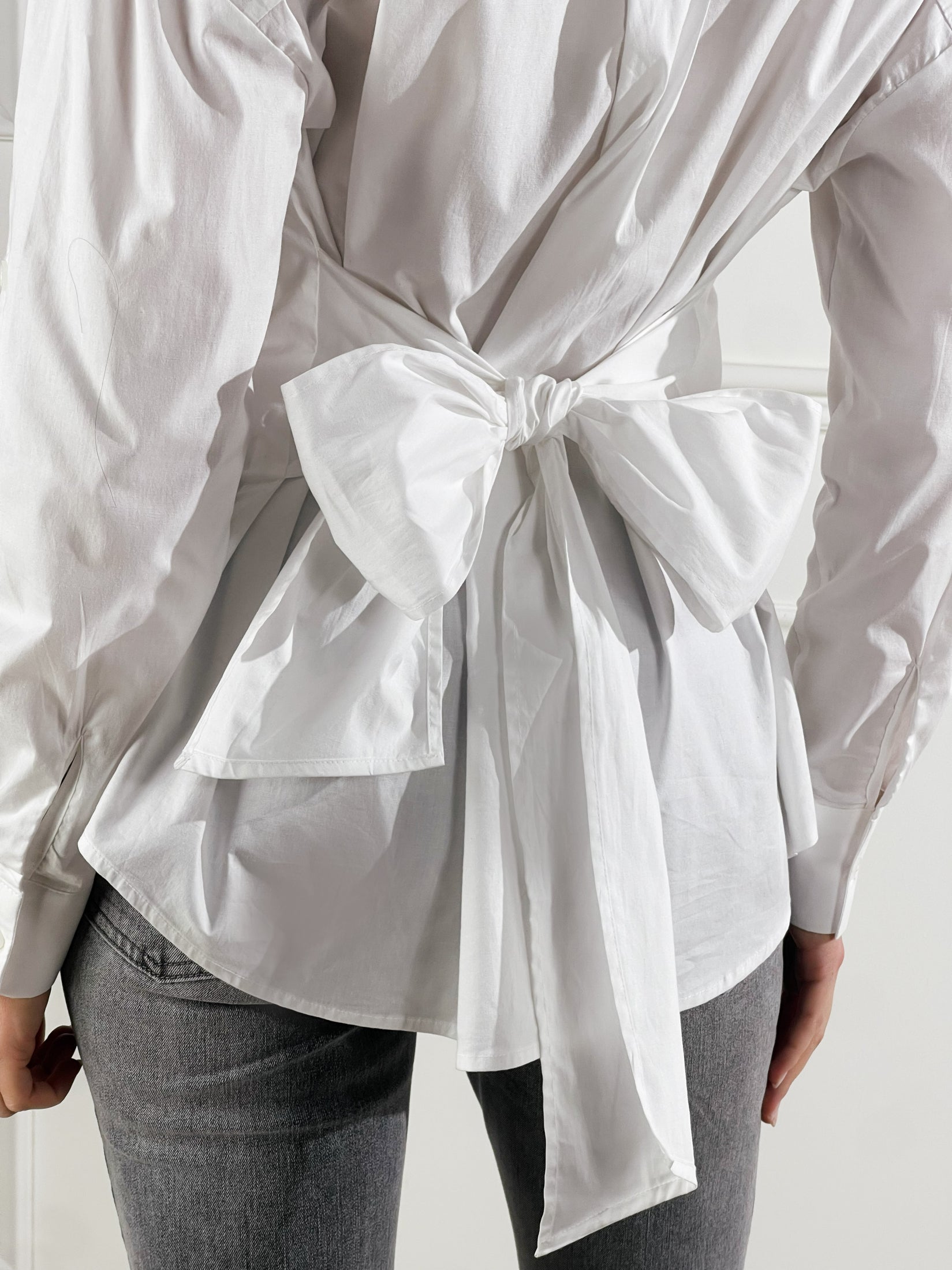 Camicia con fusciacca|Colore:Bianco