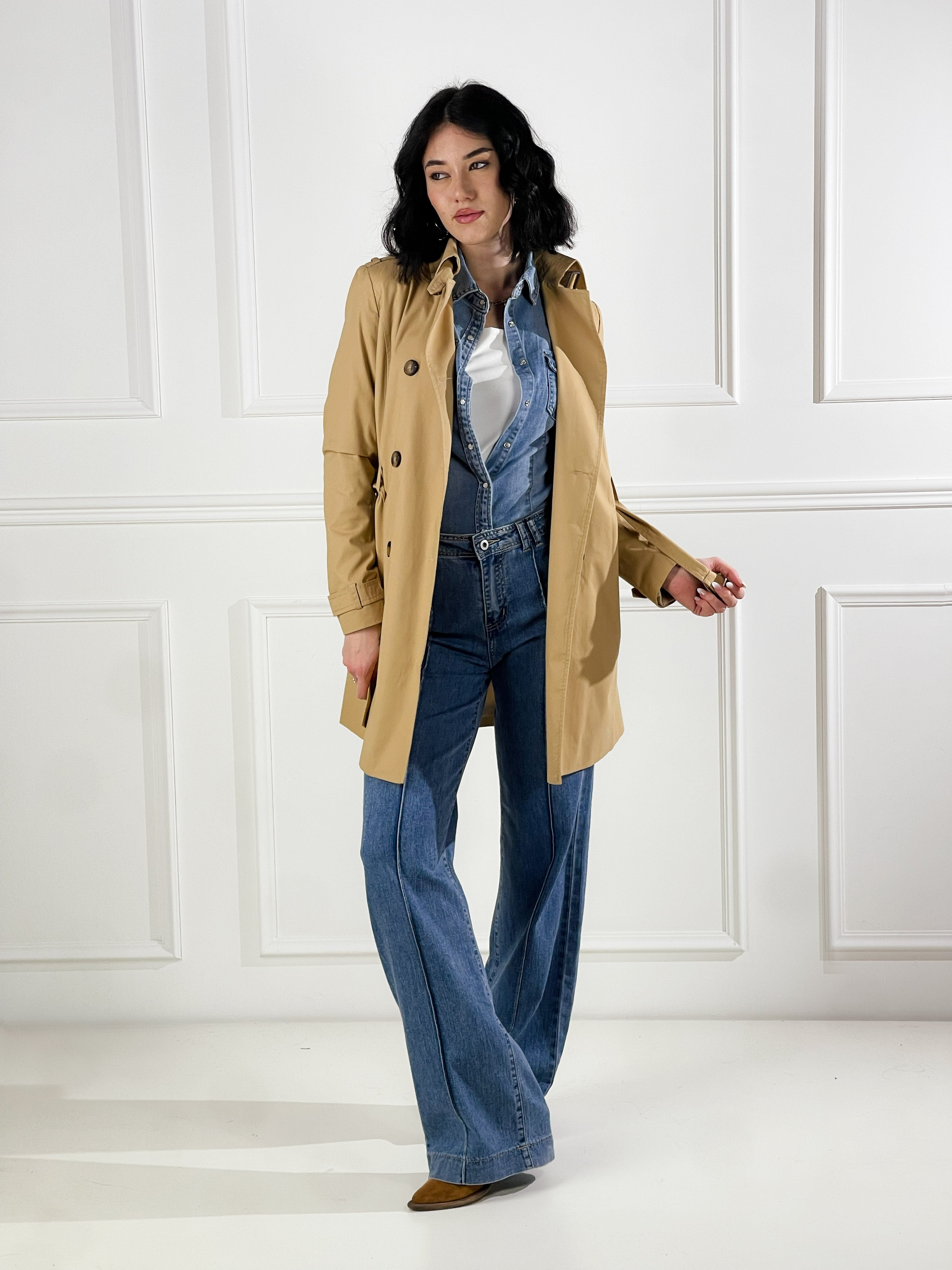 Trench Paris|Colore:Beige